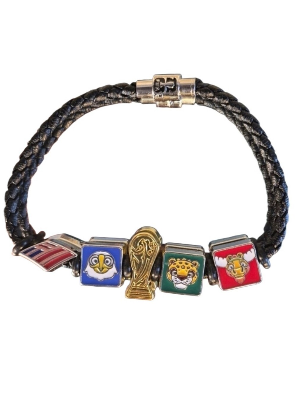 FIFA 2026 World Cup North Americas Charm Bracelet - Multicolor-Copy